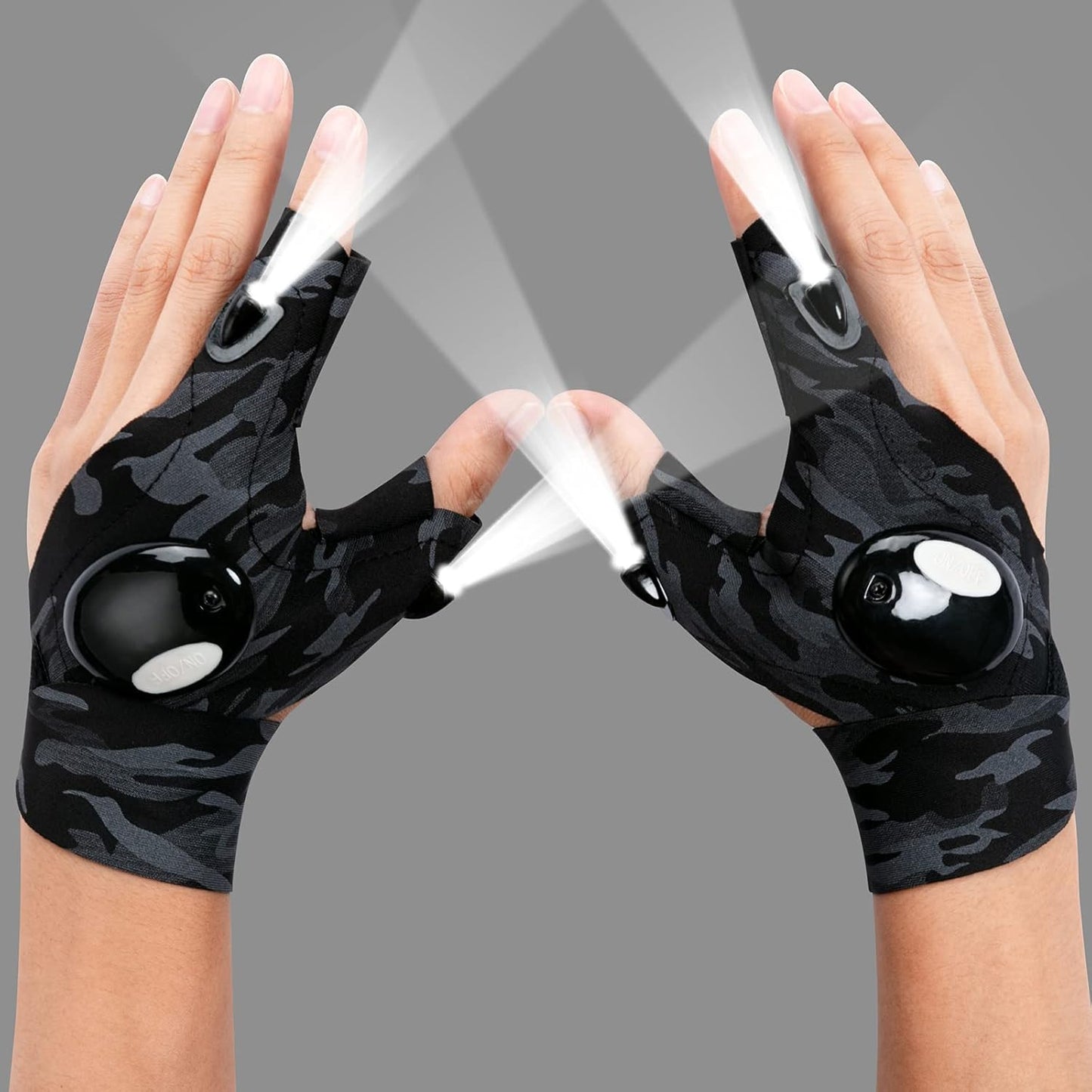 ThxToms LED Gloves: Handy Light in Camo
