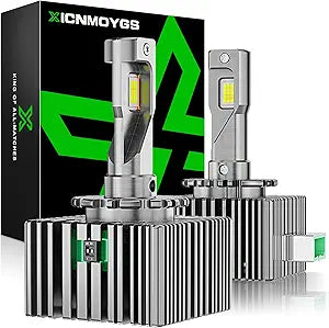 XICNMOYGS D3S D3R LED Headlight Bulbs Combo Kit Review