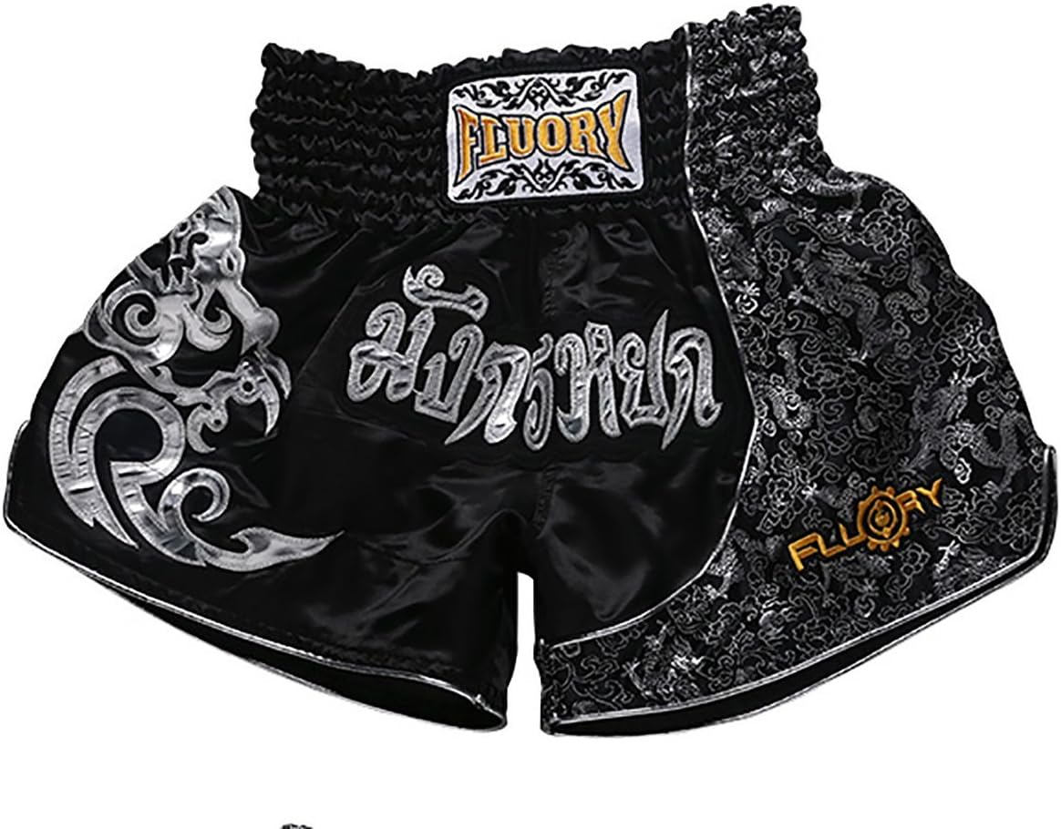 FLUORY Muay Thai Fight Shorts for MMA and Kickboxing Training