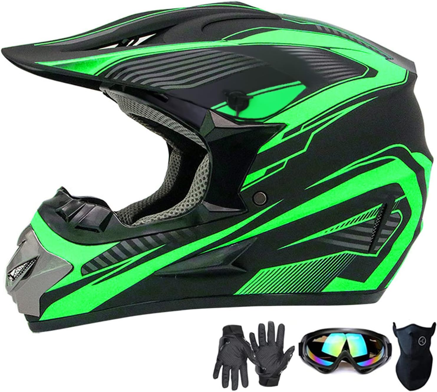 Trend Full Face Helmet for ATV Motorcycle & Dirt Bike Riding