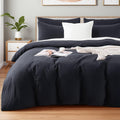 NEXHOME PRO Oversized King Duvet Cover Set - Linen-Like Organic