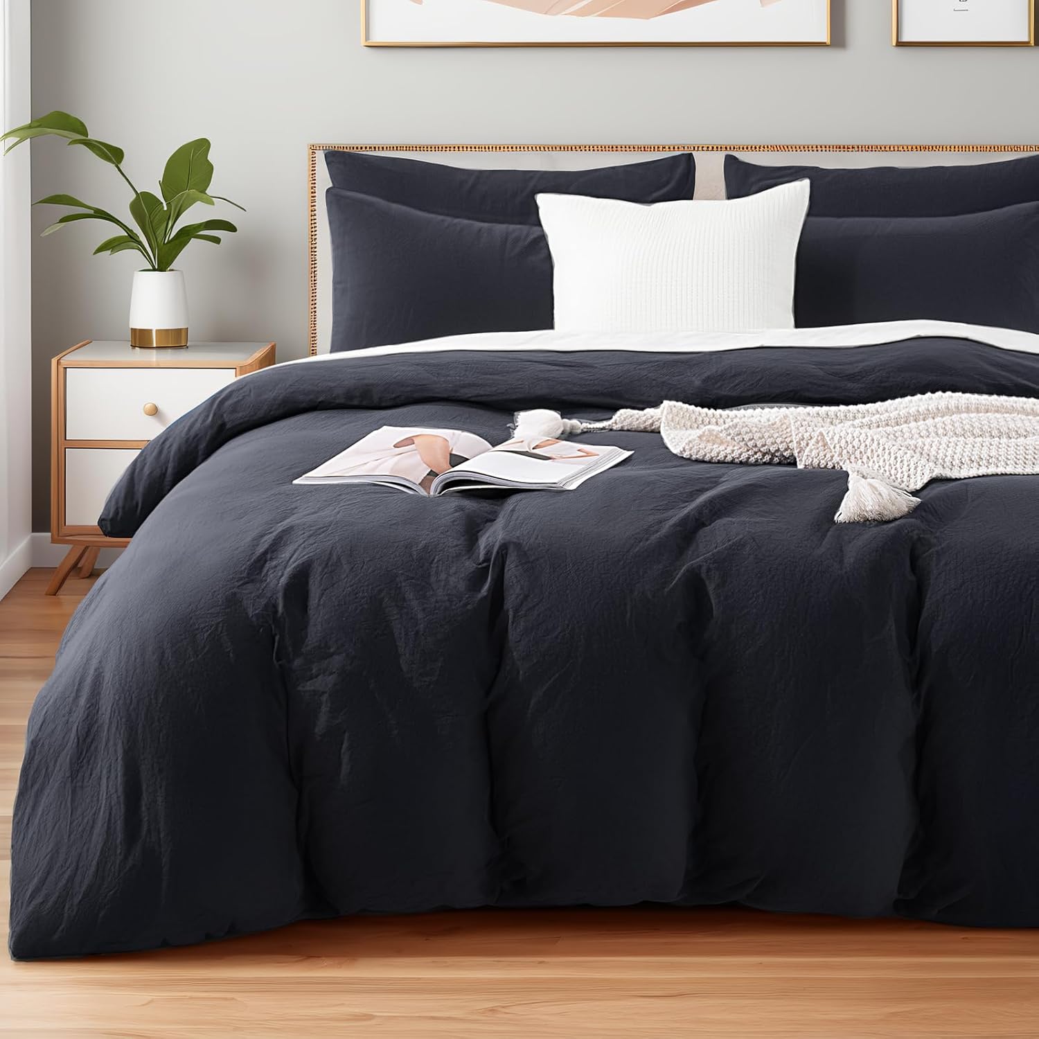 NEXHOME PRO Oversized King Duvet Cover Set for Ultimate Comfort
