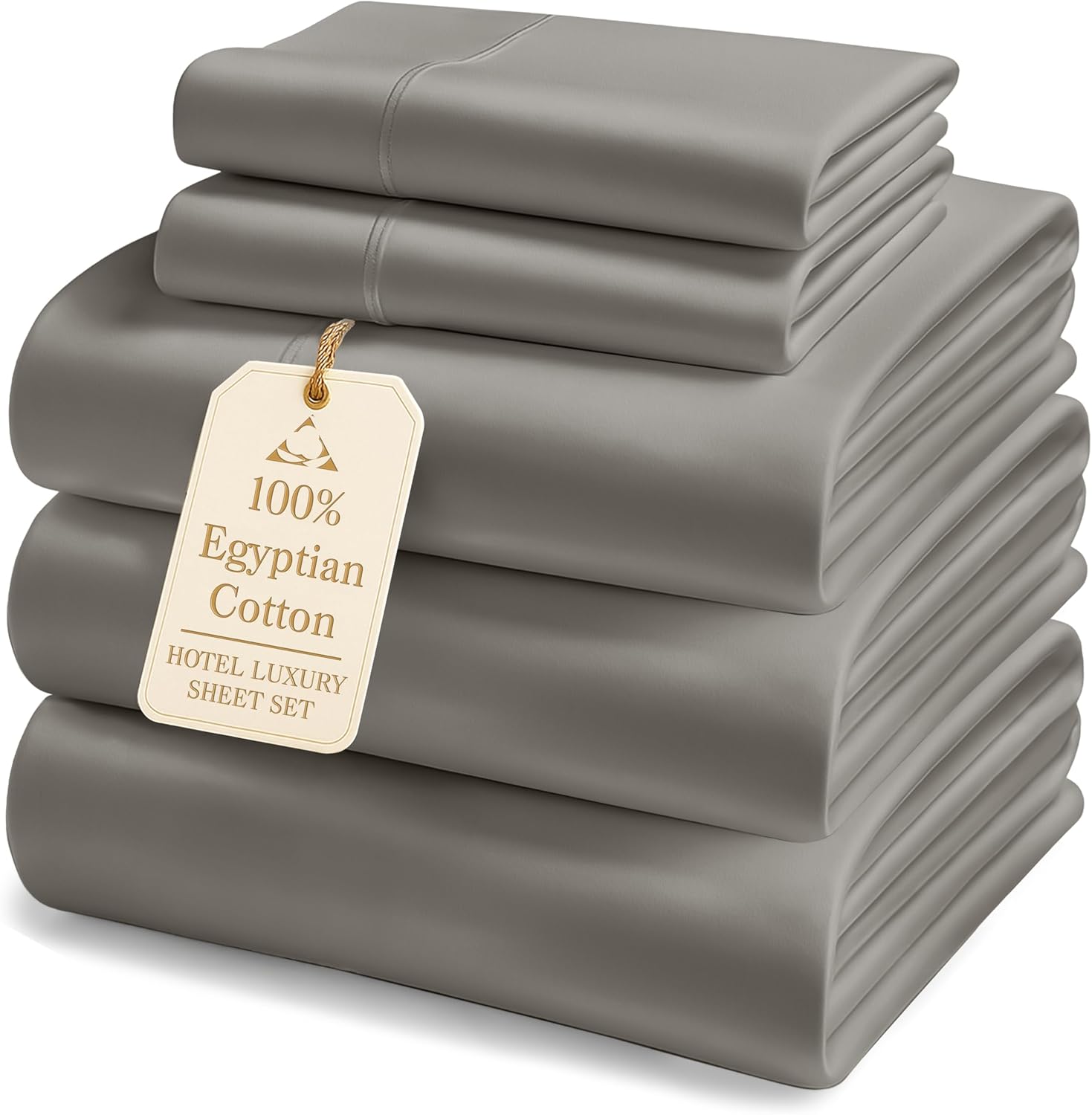 100% Egyptian Cotton Split King Sheets for Adjustable Beds