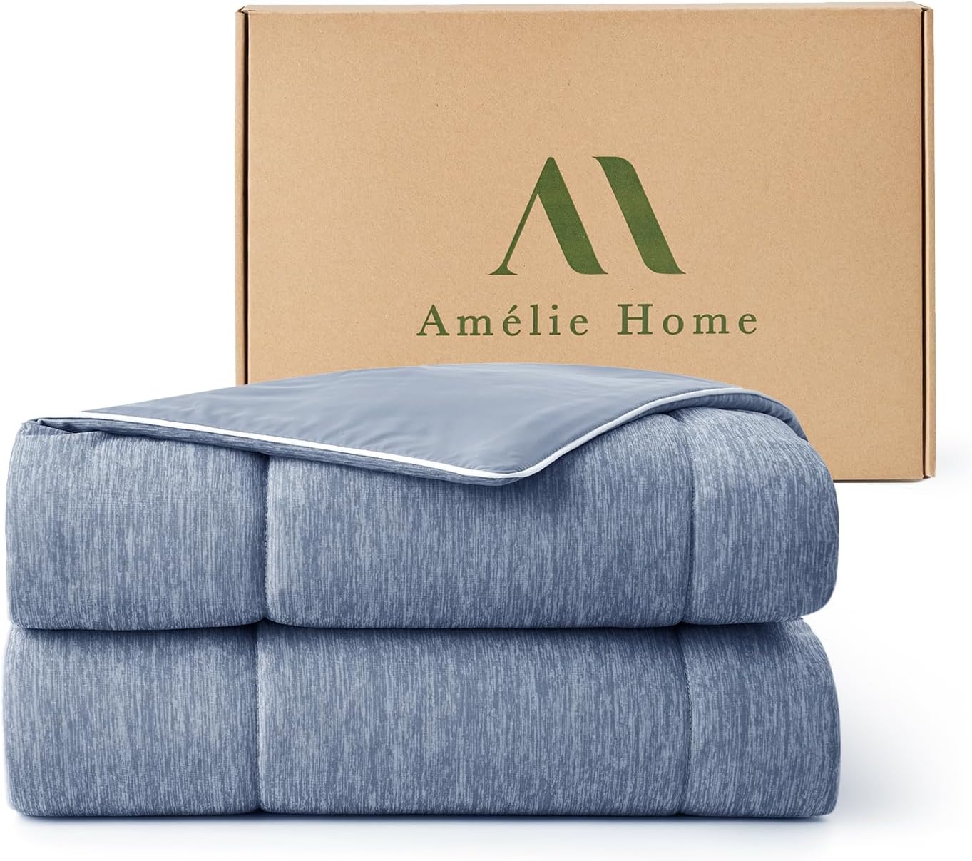 Cooling Comforter Twin Size for Hot Sleepers - Lightweight Quilt