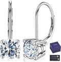 Moissanite Earrings for Women 2.0CT D Color - Elegant Dangle Drop