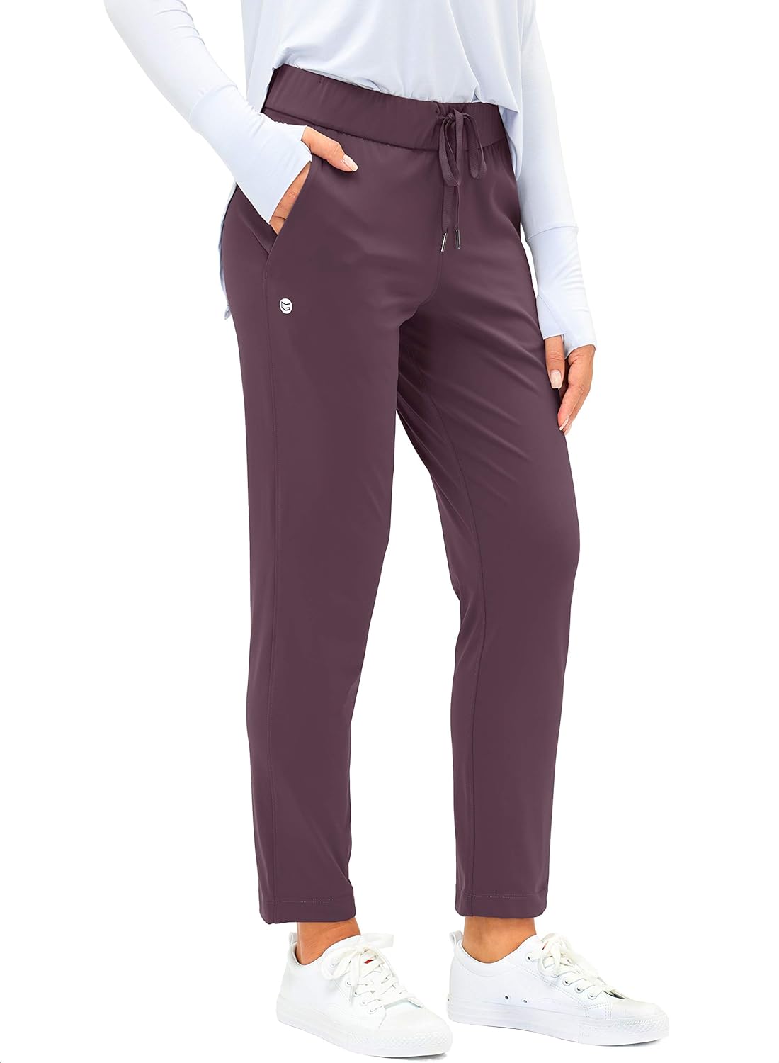G Gradual Women's 7/8 Stretch Ankle Sweatpants with Pockets