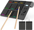 9 Strength Percussion Pad Portable Electronic Drum Pad - Versatile