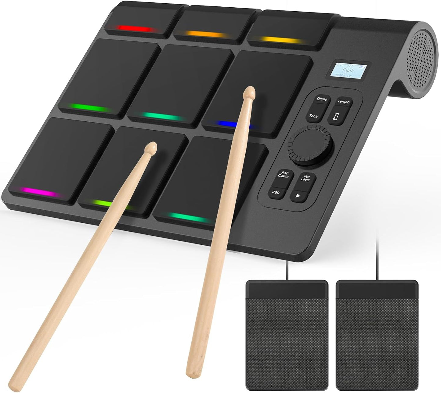 9 Strength Percussion Pad for Ultimate Portable Drumming Fun