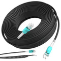 30M OM3/OM4 LC to LC Outdoor Armored Fiber Patch Cable - Rugged Direct