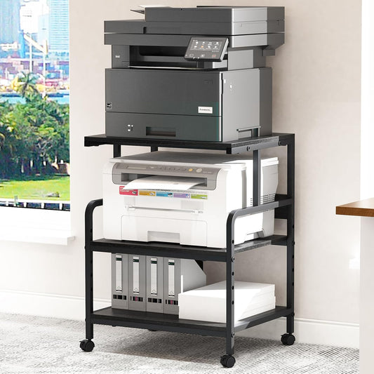 Mobile Printer Stand - Organize in Style