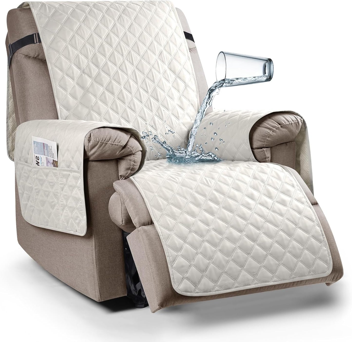 100% Waterproof Recliner Chair Cover for Large Recliners