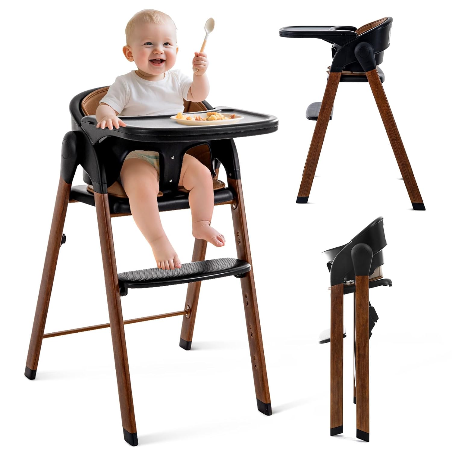 Convertible High Chairs for Babies & Toddlers - 5-in-1 Design
