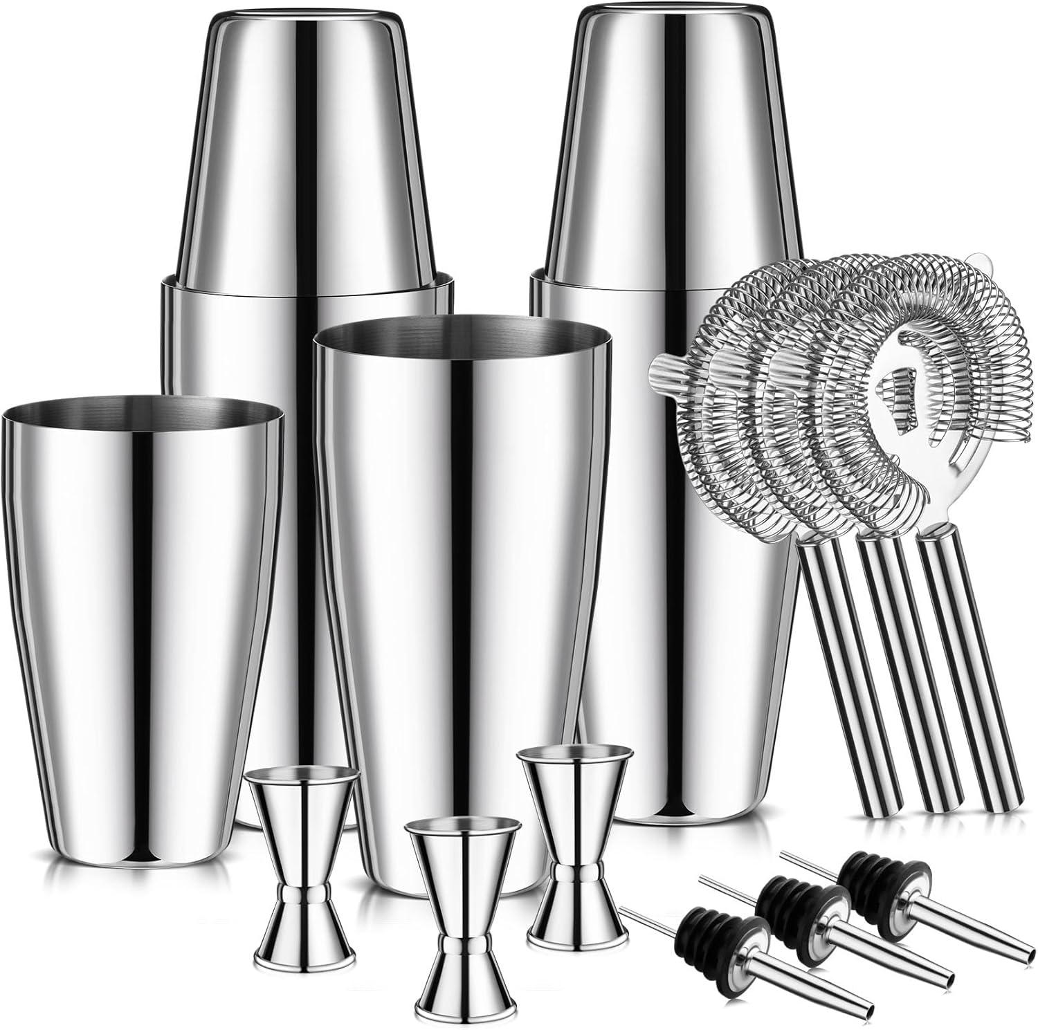 Ultimate Bartender Kit: FoldTier Cocktail Shaker Set