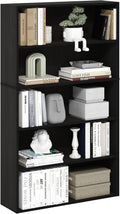 Furinno PASIR 5-Tier Book Shelf - Slim Open Storage for Small Spaces