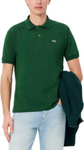 Lacoste Men's Cotton Pique Polo - Slim Fit Warning, Size Up