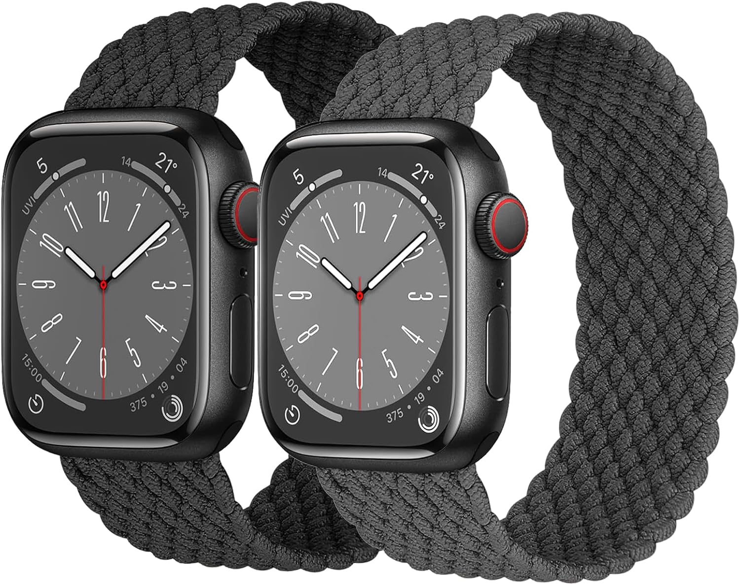 Stretchy Braided Solo Loop For Apple Watch - Ultra Comfy!