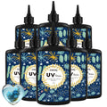Crystal Clear UV Resin 2000g - Fast Curing Hard UV Resin Kit