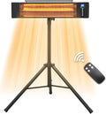 WEWARM 1500W Infrared Patio Heater: IP65 Waterproof, 3 Settings