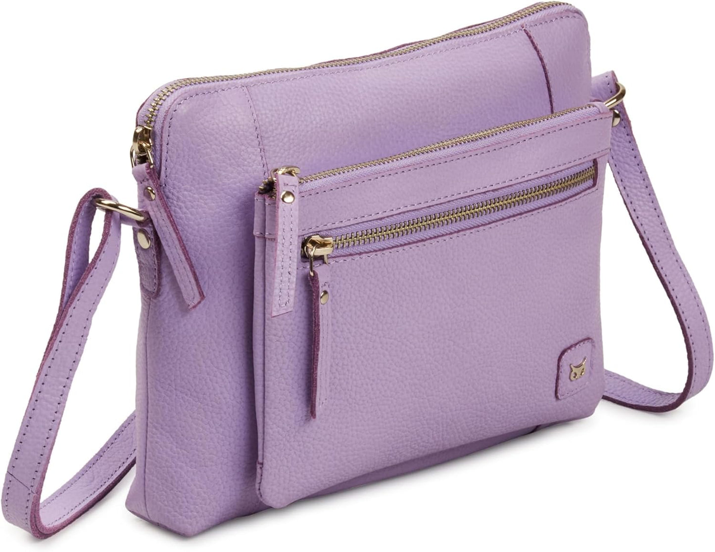 Small Soft Pebbled Real Leather Crossbody Handbag for All Occasions