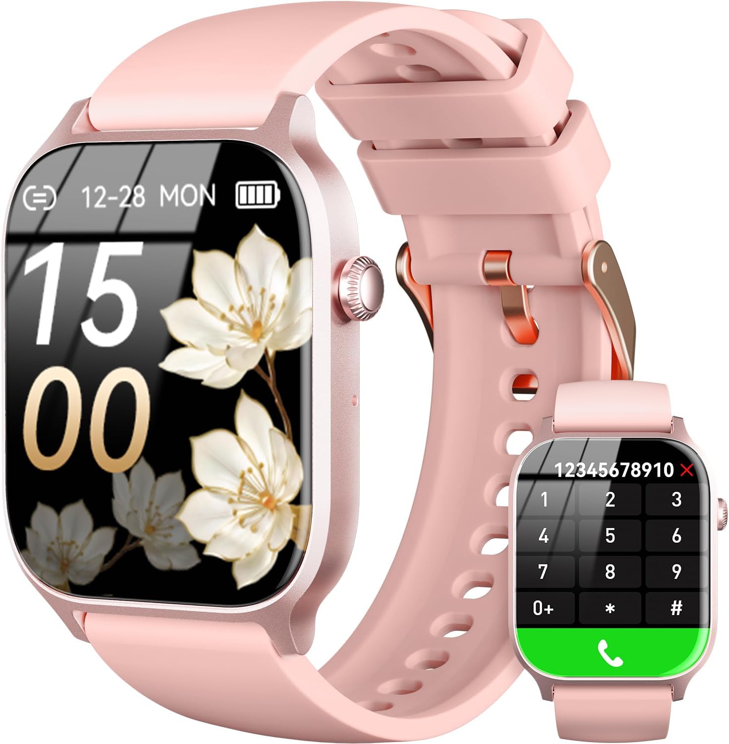 2024 IP68 Waterproof Smartwatch - Make/Answer Calls, Fitness Tracker