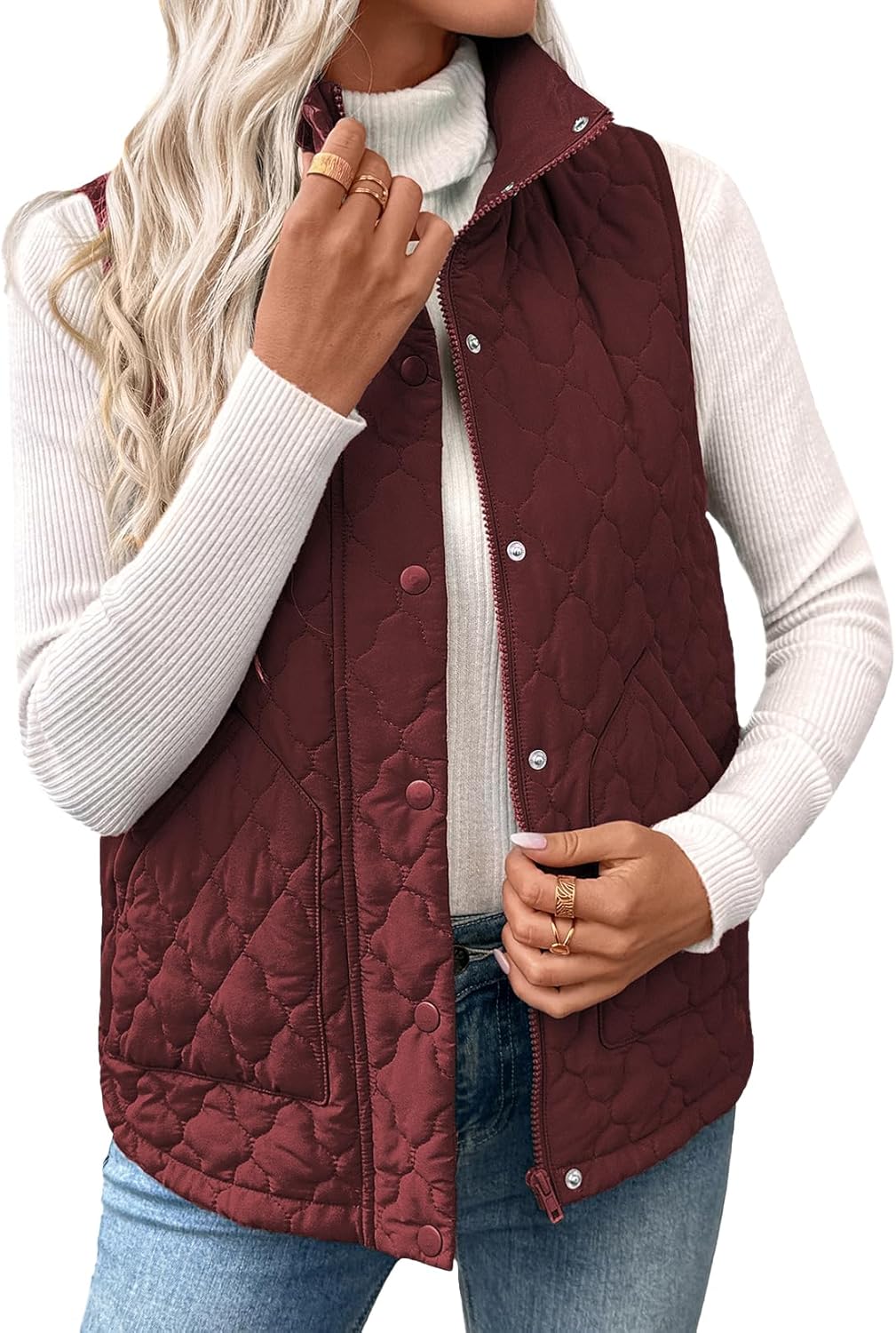 Lightweight Quilted Puffer Vest for Women - Stylish and Comfy