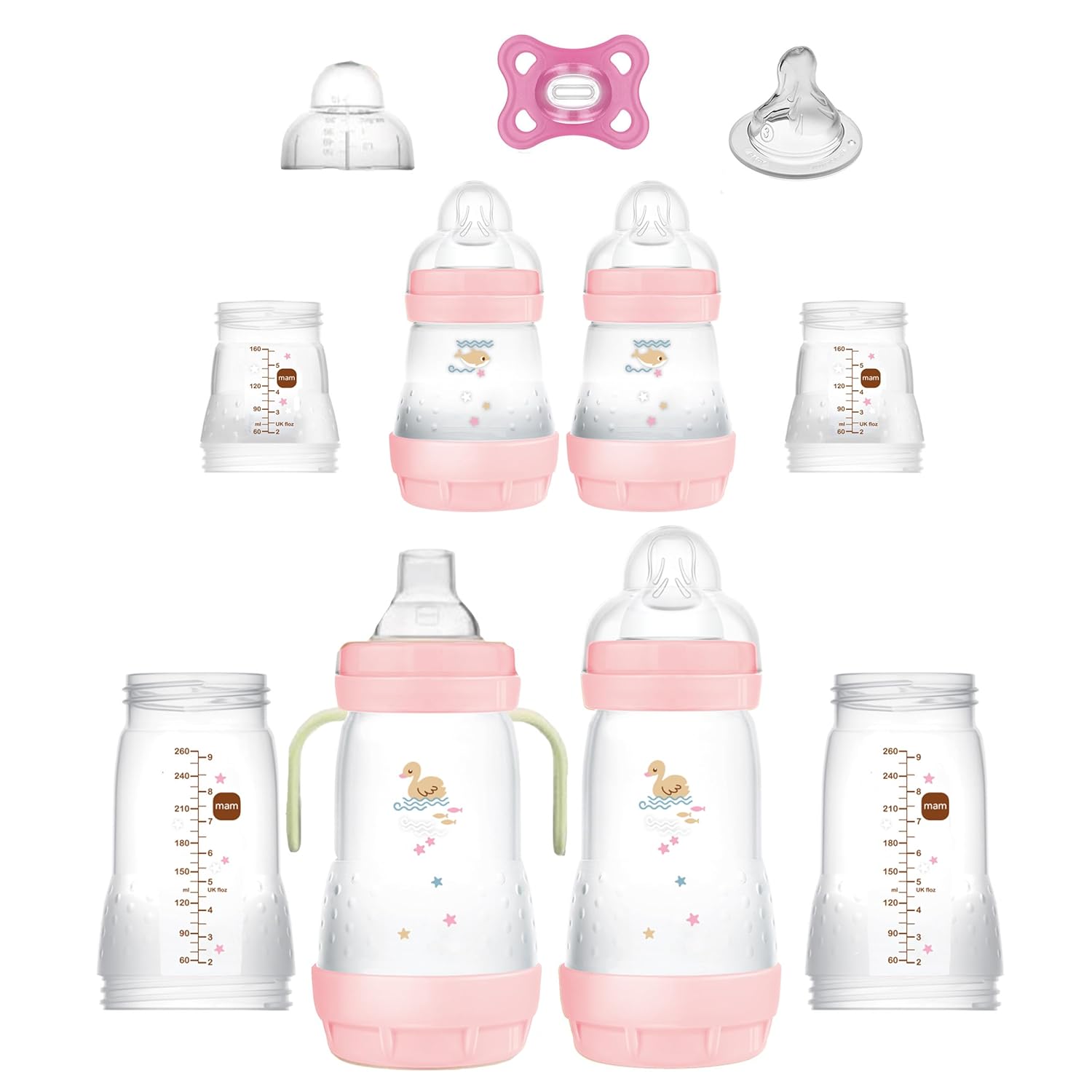 Anti-Colic 11-Piece Newborn Gift Set for Baby Girls