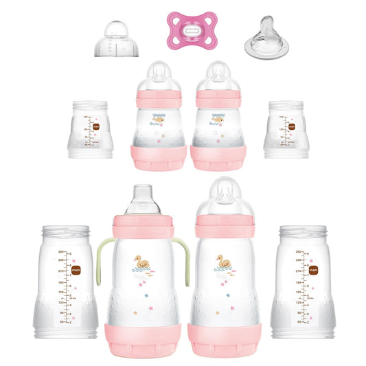 Anti-Colic 11-Piece Newborn Gift Set for Baby Girls