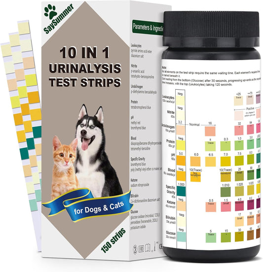 10-in-1 Pet UTI Test Strips - 150 Count