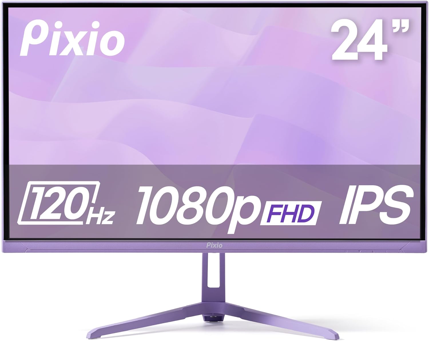 Pixio PX246 Wave 24 inch Gaming Monitor with 120Hz Refresh Rate