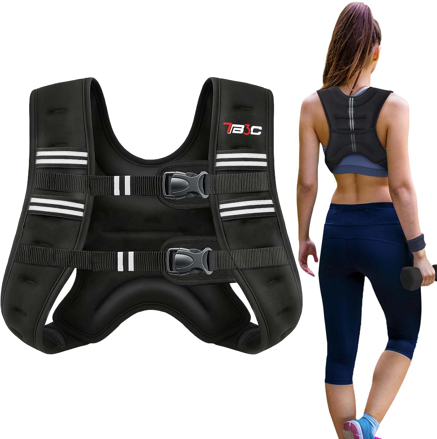 Weighted Vest for Women, 6 LB Fitness Vest for Training