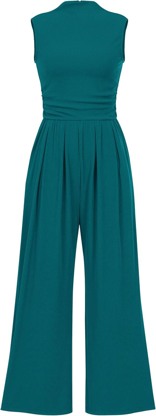 PRETTYGARDEN Womens Summer Jumpsuits Dressy Casual One Piece