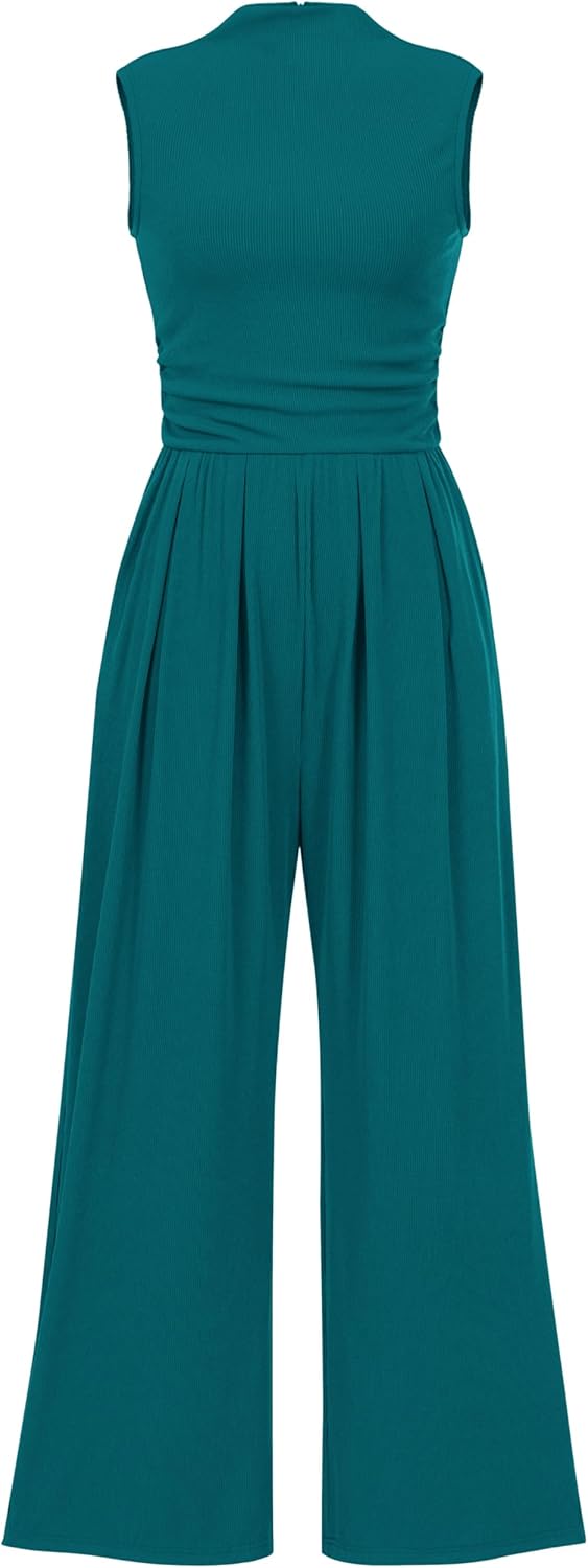 PRETTYGARDEN Womens Summer Jumpsuits Dressy Casual One Piece