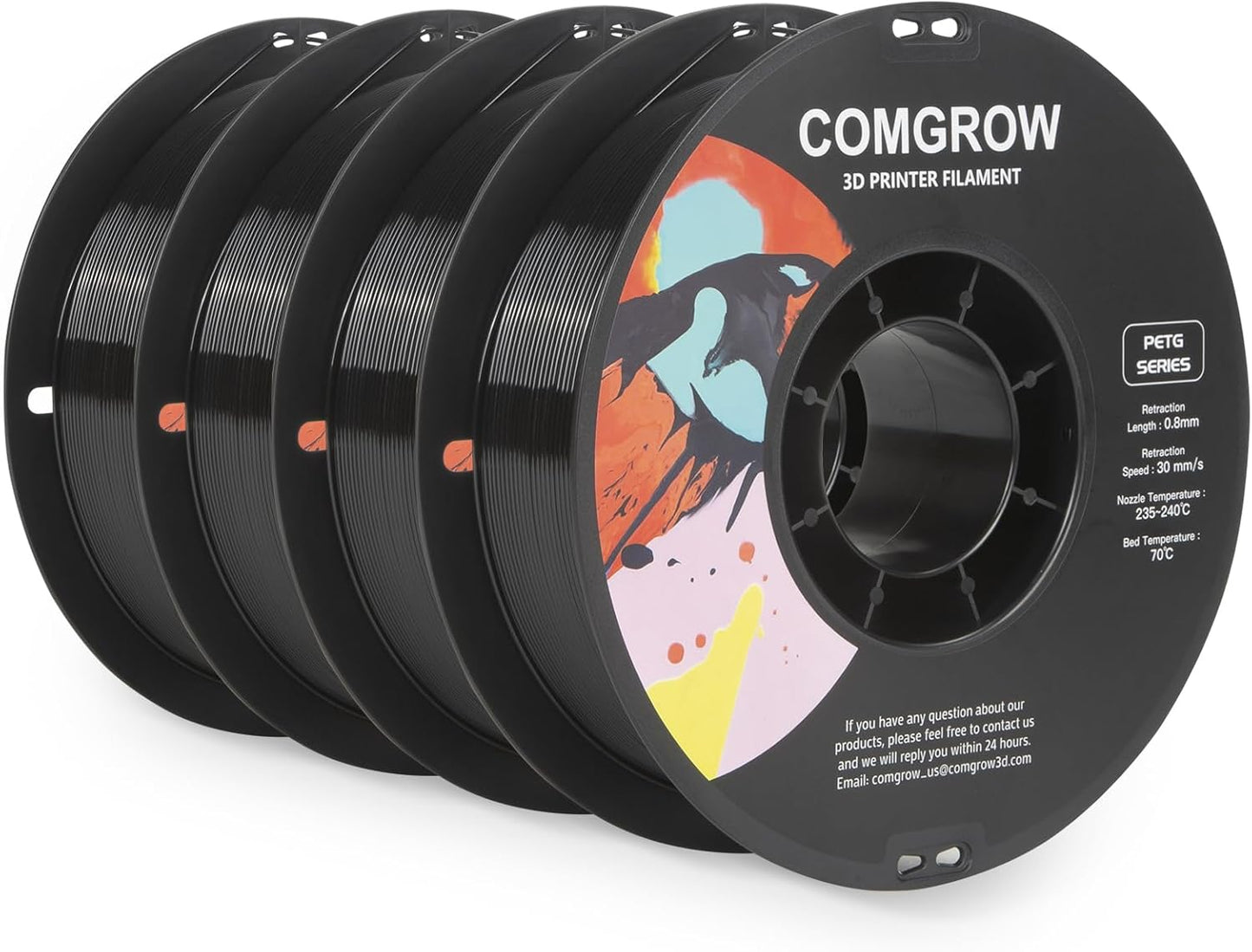 High Precision 1.75mm PETG 3D Printer Filament for Tough Prints
