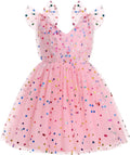 Toddler Girls Butterfly Dress with Sparkle Sequins and Tulle