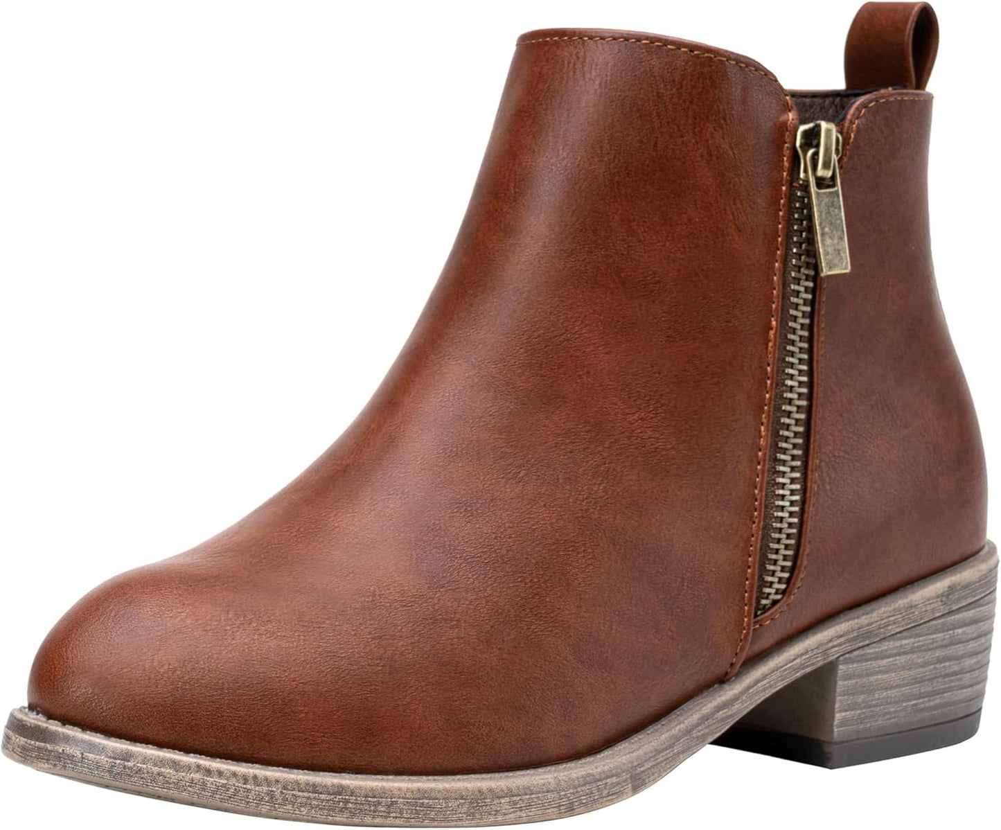 Jeossy Women's 905 Ankle Boots: Classic Low Heeled Booties