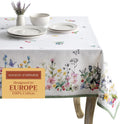 Table Cloth Rectangle 60 x 120 in 100% Cotton - Elegant European Print