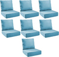 Durable Outdoor Cushion Set with 6 Inch Foam for Patio Comfort