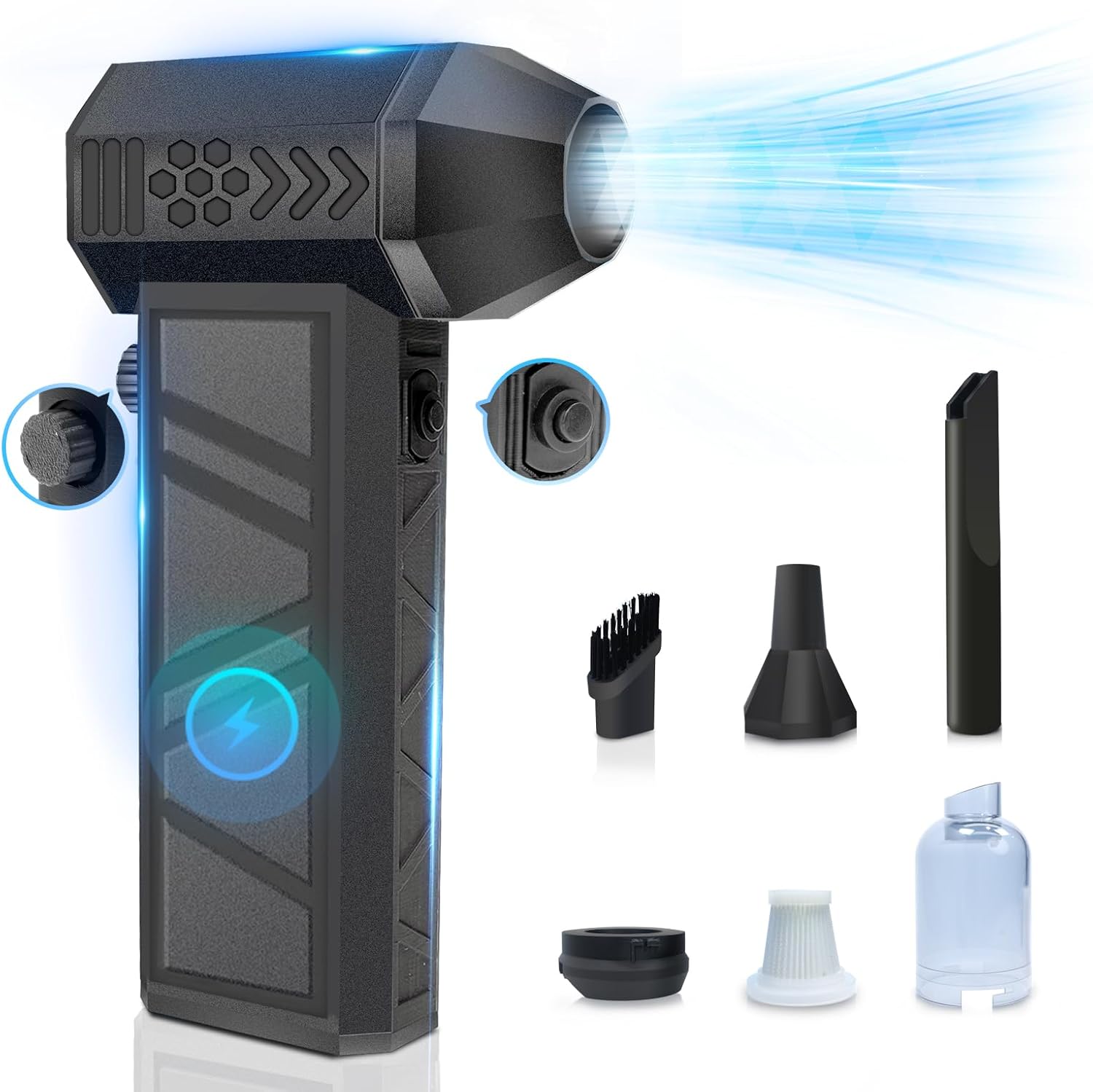 Speedy Electric Duster - Powerful Cleaning at 130k RPM!