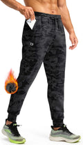 G Gradual Men's Fleece Joggers with Zipper Pockets - Winter Warm Made