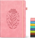 Lined Journal Notebook for Women A5 Pink Hardcover - Travel Ready