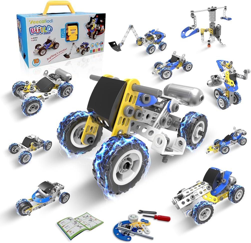 Electric STEM Racing Kit for Boys 4-8 | Educational Fun!