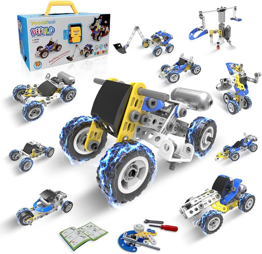 Electric STEM Racing Kit for Boys 4-8 | Educational Fun!