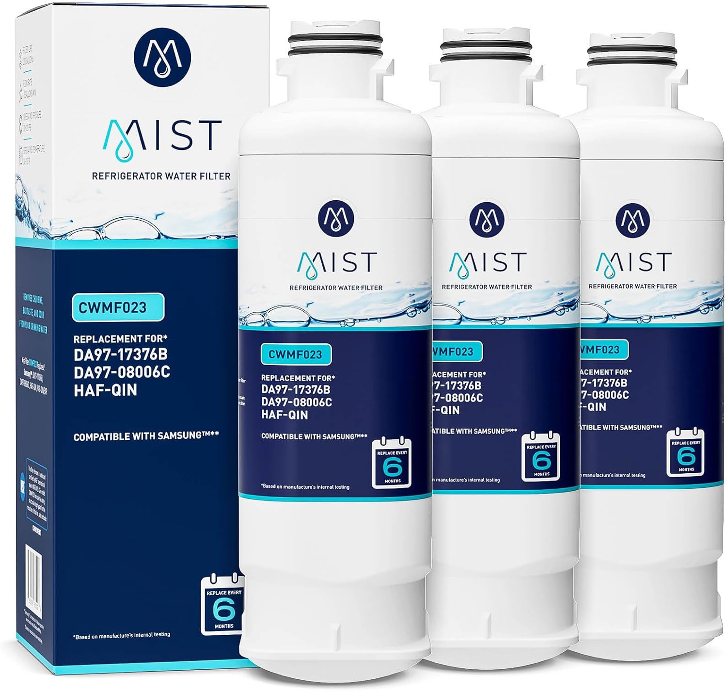 Mist Refrigerator Water Filter Replacement for Samsung Models