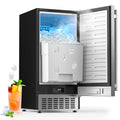 Commercial Under Counter Ice Maker Machine 100LBS/Day - Built-In Ice