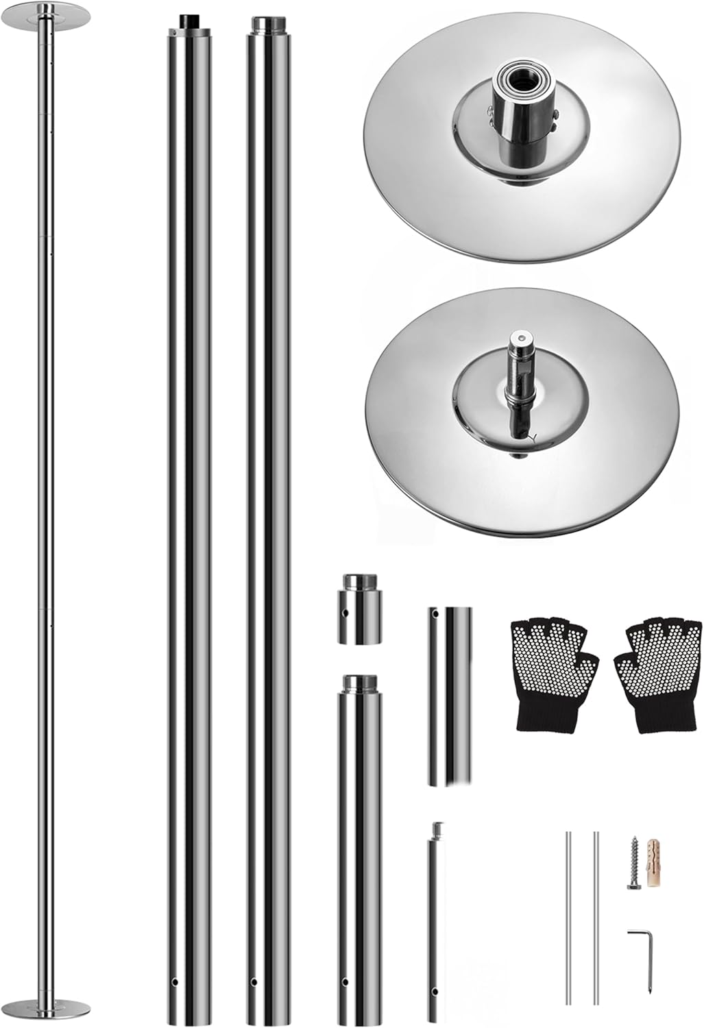 SereneLife Professional Spinning Dance Pole for Fitness Fun