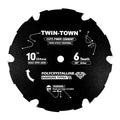 10 in 6 Tooth PCDT1006 PCD Saw Blade for Fiber Cement - Long Life