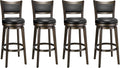 PrimeZone Swivel Bar Stools Set of 4 32 in Tall Bar Height