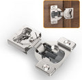 50 Pack 1/2 in 4D Concealed Hinges for Face Frame Door - Soft Close