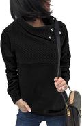 Women Quilted Lightweight Zipper Sweatshirt - Casual Long Sleeve