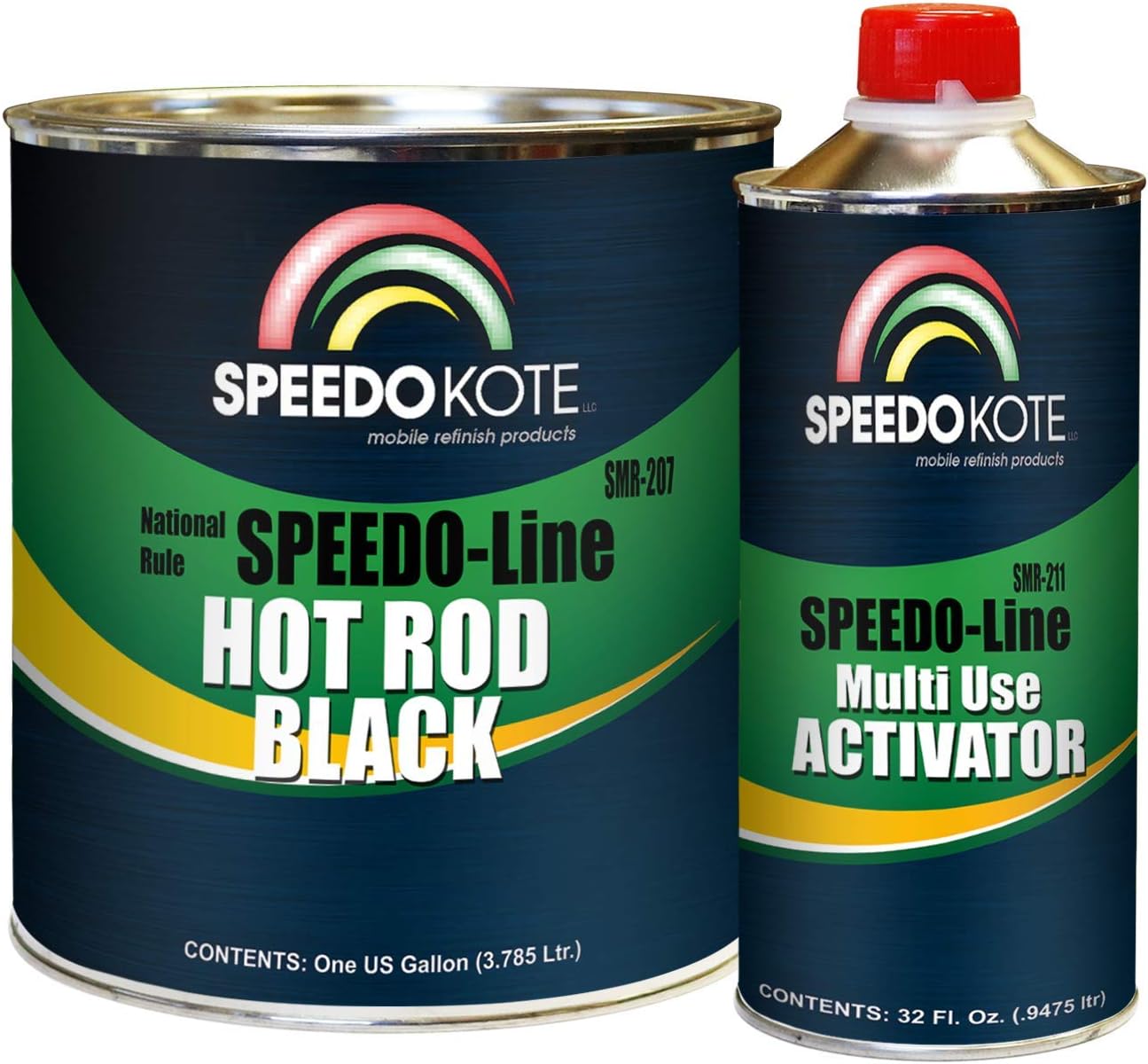 Speedokote SMR-207/211 Hot Rod Black Paint for Durable Finish